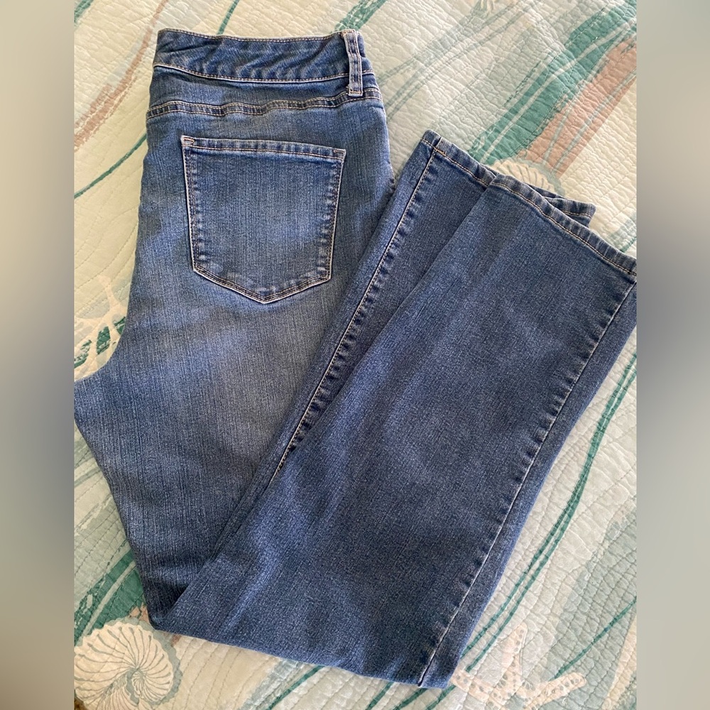 Bandolino Women's Straight Leg Blue Jeans